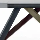 Table à manger extensible jusqu'à 450 cm en stratifié Made in Italy - Salentino Viadurini