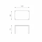 Table à manger extensible en bois de chêne Fedro, fabriqué en Italie Viadurini