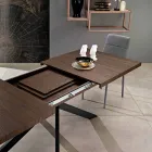 Table à manger extensible en mélaminé made in Italy, Dionigi Viadurini
