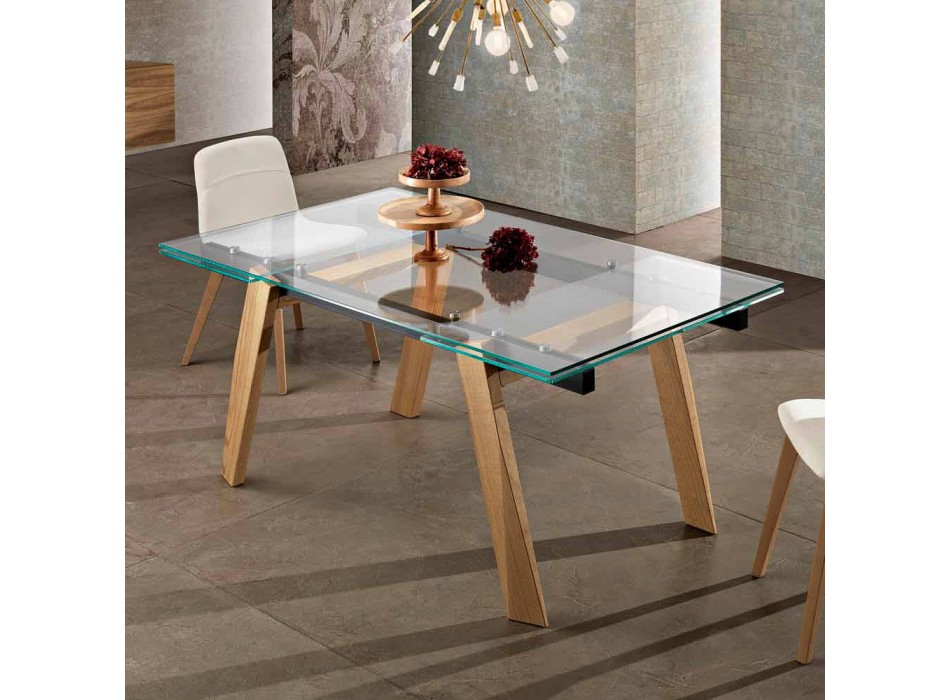 Table En Verre Extensible Design Italien