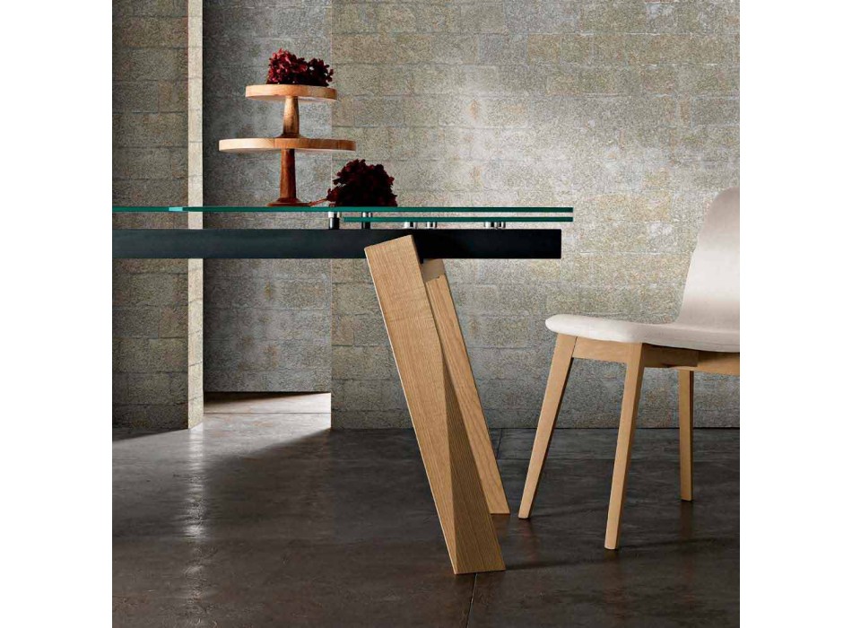 Table En Verre Extensible Design Italien