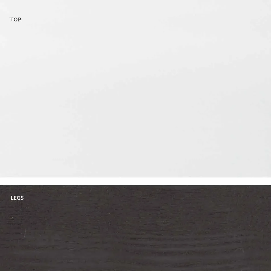 Table à manger extensible en verre fabriqué en Italie, Azad Viadurini