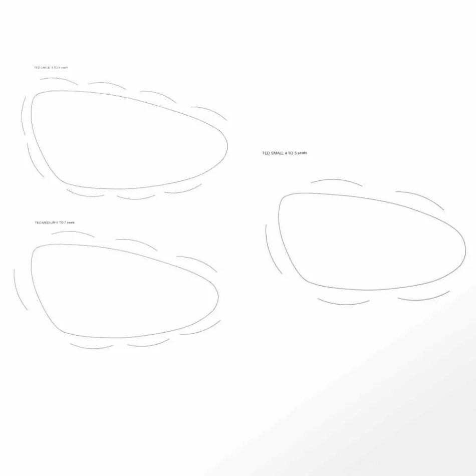 Table à manger artisanale en Hpl et acajou massif Made in Italy - Chêne Viadurini