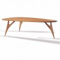 Table à manger, fabriquée à la main, en bois de noyer massif fabriqué en Italie - Nocino