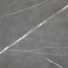 Table à manger qui s'allonge et s'élargit en mélamine et métal - Devendra Viadurini