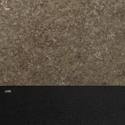 Table à manger avec plateau en tonneau en stratifié HPL fabriquée en Italie - Grotta Viadurini