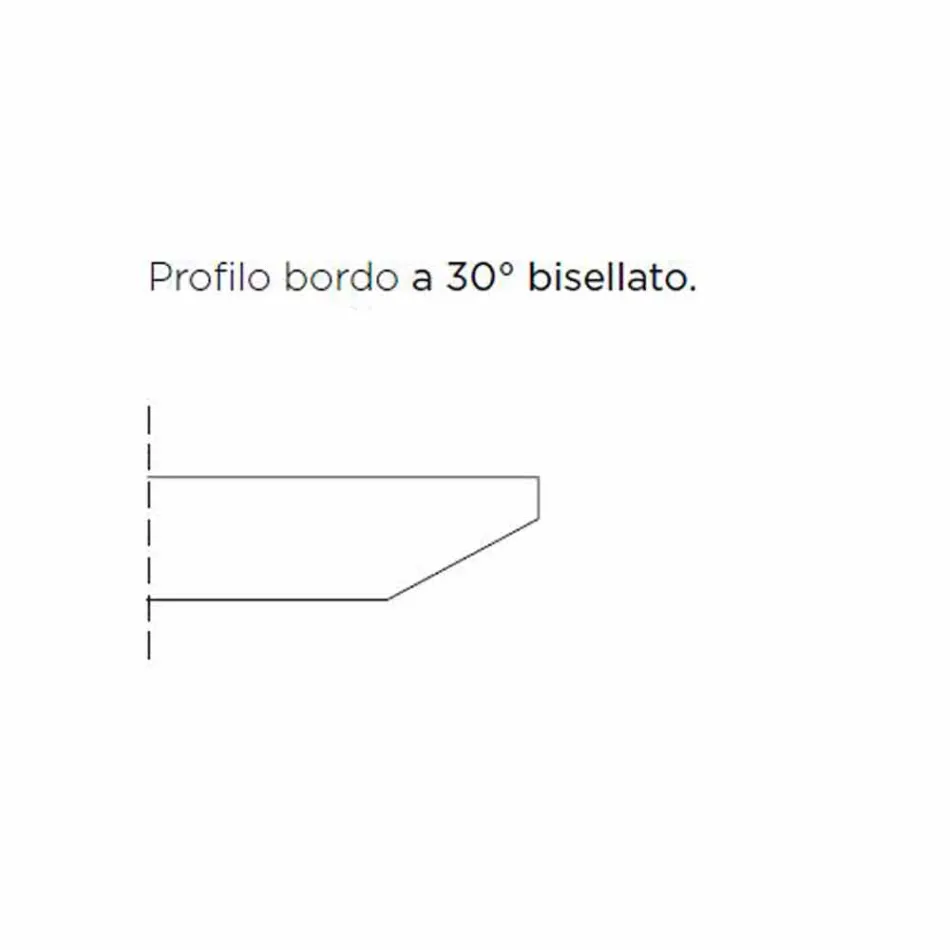 Table à manger avec plateau en forme de tonneau en stratifié HPL fabriquée en Italie - Settimmio Viadurini