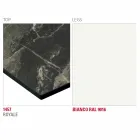 Table à manger avec plateau en Hpl et base en métal Made in Italy - Aresto Viadurini