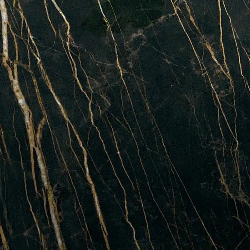 Table à manger avec plateau en hypermarbre fin Made in Italy - Settimmio Viadurini