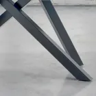 Table à manger avec plateau en bois plaqué Made in Italy - Settimmio Viadurini