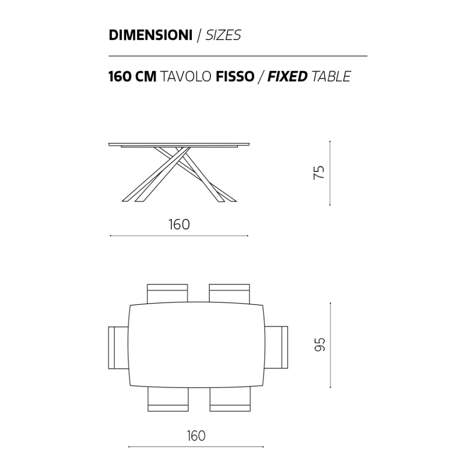 Table à manger avec plateau en placage de chêne fabriquée en Italie - Antonino Viadurini