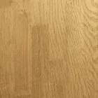 Table de salle à manger avec plateau en bois massif et base en métal - Ibisco Viadurini