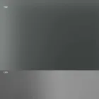 Table à manger avec plateau en verre fumé et base en métal 4 dimensions - Speck Viadurini