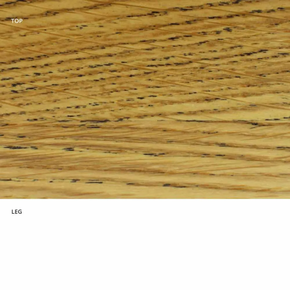 Table à manger avec plateau ovale plaqué Made in Italy - Dollars Viadurini