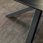 Table à manger design avec plateau en céramique extensible jusqu'à 240 cm - Ultron Viadurini