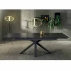 Table à manger design avec plateau en céramique extensible jusqu'à 240 cm - Ultron Viadurini