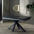 Table à manger design avec plateau en céramique extensible jusqu'à 240 cm - Ultron Viadurini