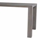 Table à manger design moderne en chêne massif, L160xP90cm, Loran Viadurini
