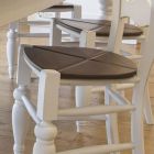 Table à manger en frêne et 4 chaises incluses Made in Italy - Rafael Viadurini