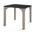 Table de jardin en Hpl avec pieds en polyéthylène Made in Italy - Glen