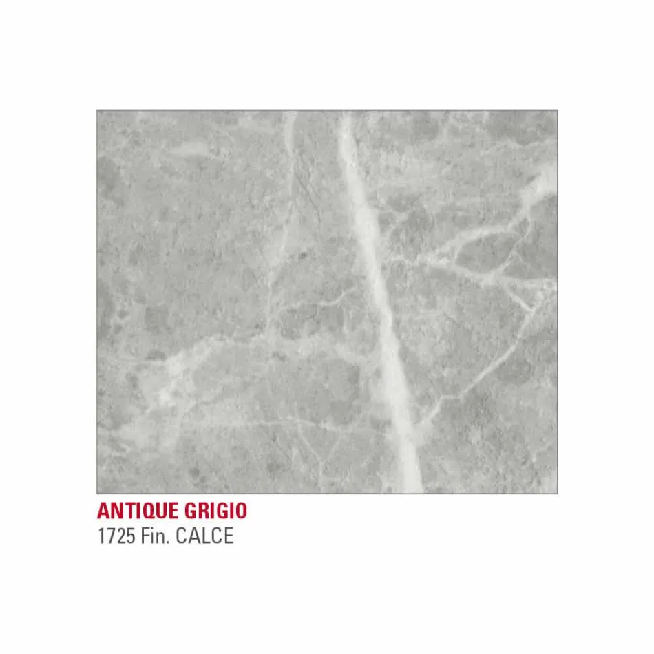 Table à manger en Hpl effet marbre et métal laqué Made in Italy - Jupiter Viadurini