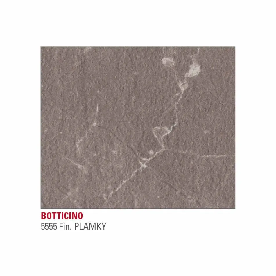 Table à manger en Hpl effet marbre et métal laqué Made in Italy - Jupiter Viadurini