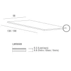 Table à manger en Laminam avec structure en aluminium fabriquée en Italie - Bavière Viadurini