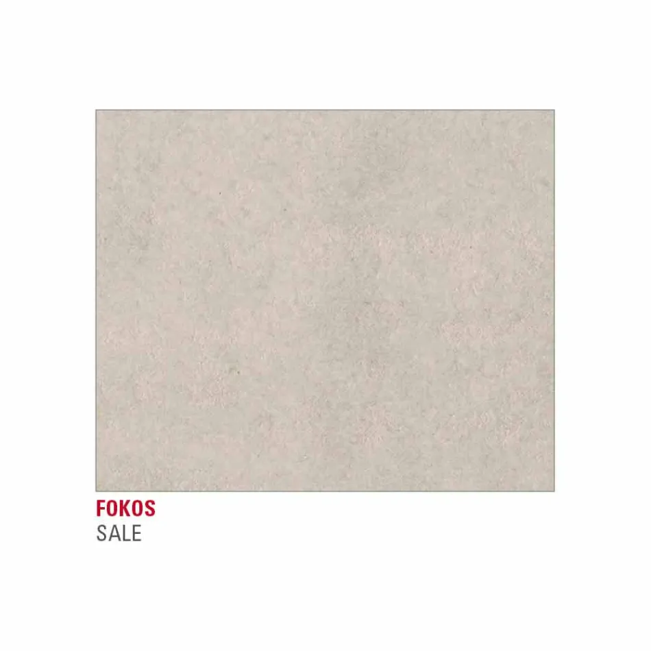 Table à manger en Laminam et métal peint Made in Italy - Efisto Viadurini