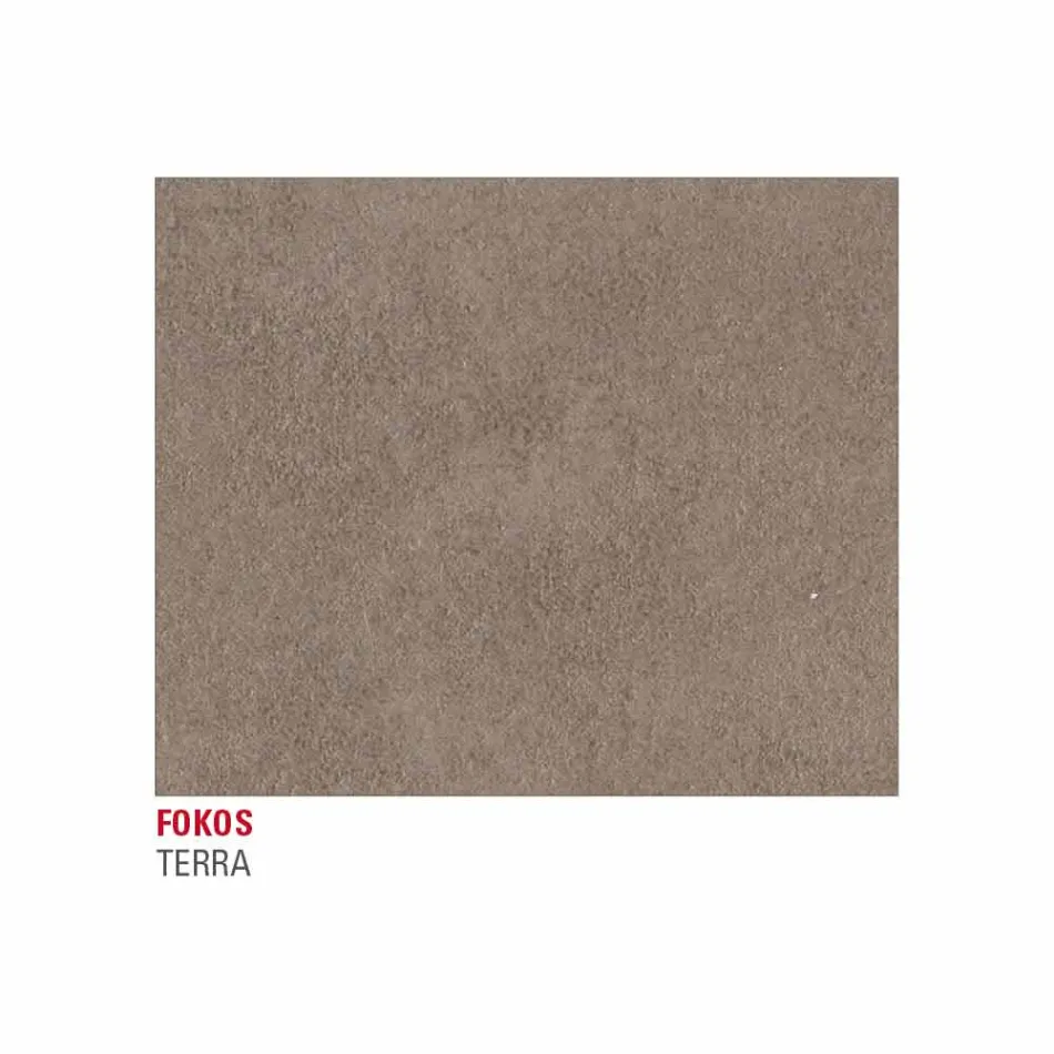 Table à manger en Laminam et métal peint Made in Italy - Efisto Viadurini