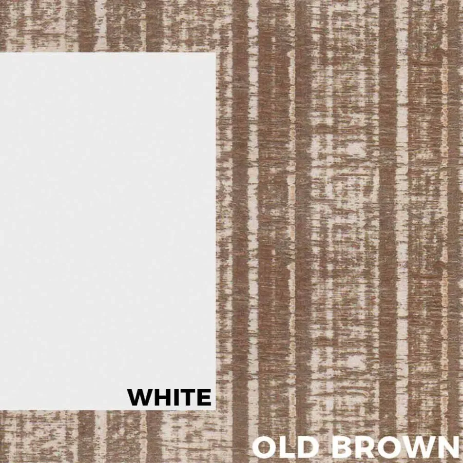 Table de salle à manger d'extérieur en bois et aluminium au design moderne - Ganges Viadurini