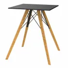Table de Salle à Manger Carrée Design en Bois et Hpl, 4 Pièces - Bois Faz - Vondom Viadurini