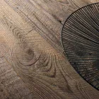 Table à manger moderne en bois massif fabriquée en Italie Oncino Viadurini