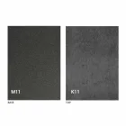 Table à manger en métal et plateau en céramique Made in Italy Design - Anaconda Viadurini