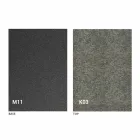 Table à manger en métal et plateau en céramique Made in Italy Design - Anaconda Viadurini