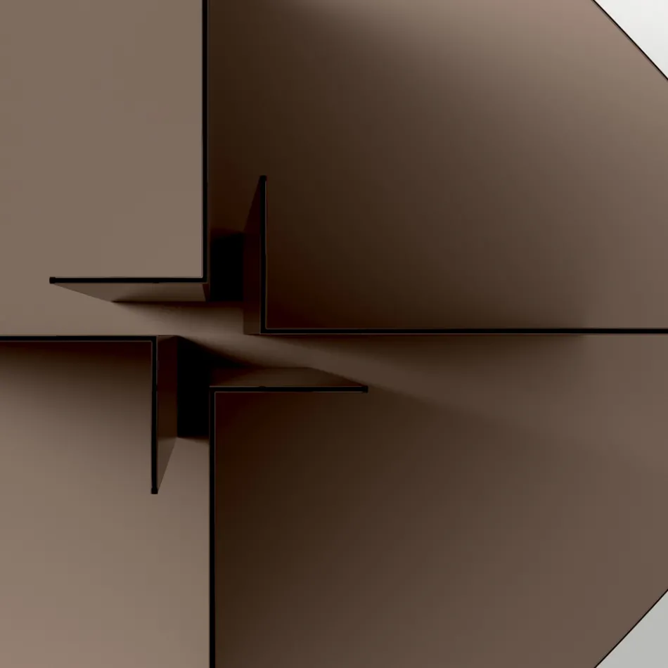 Table à manger en verre avec plateau rectangulaire Made in Italy - Charles Viadurini