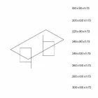 Table à manger design en verre extraclair 8 dimensions - Pollinare Viadurini