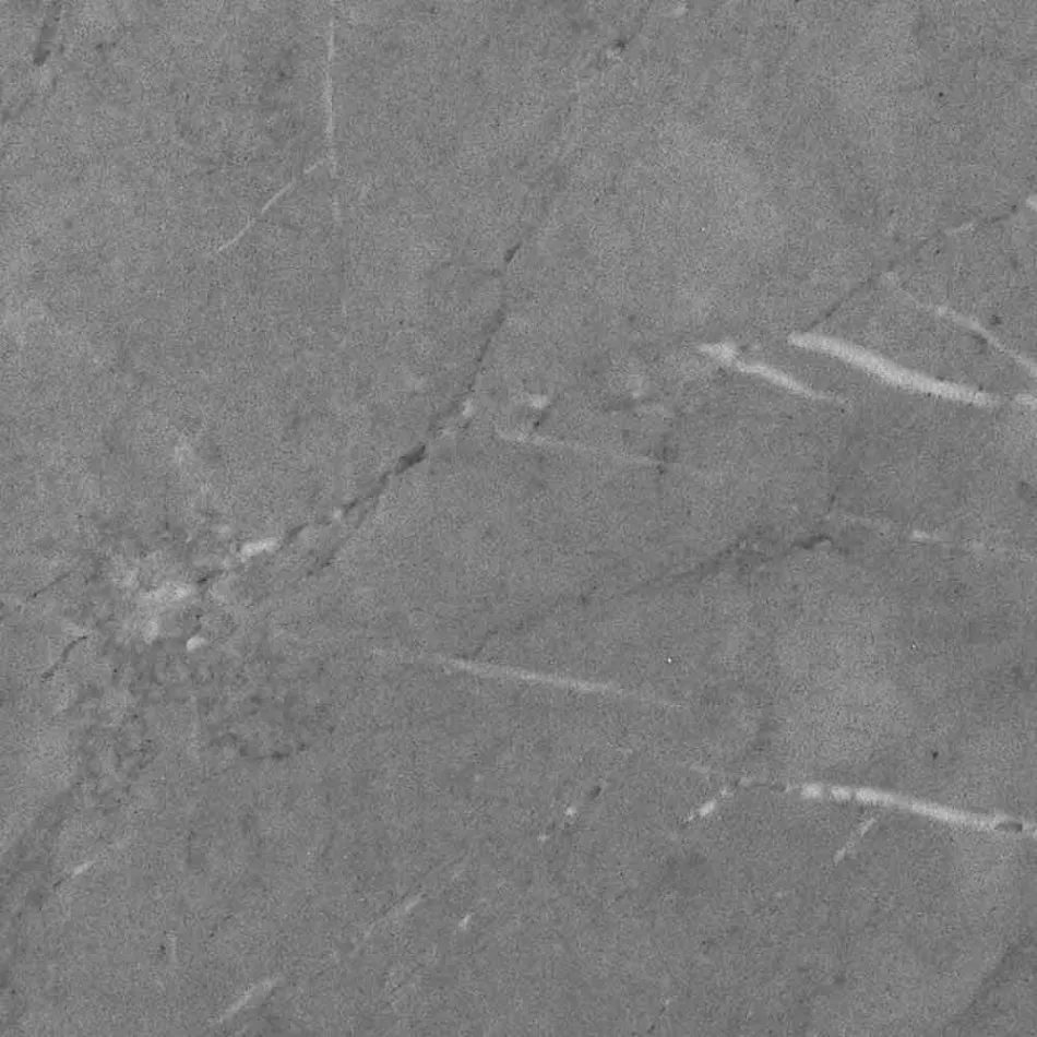 Table à manger moderne en grès et bois de frêne fabriqué en Italie - Croma Viadurini