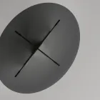 Table à manger ovale avec plateau et base en verre Made in Italy - Tiseo Viadurini