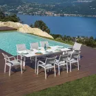 Table de jardin extensible jusqu'à 240 cm en aluminium - Levanto Viadurini