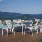 Table de jardin extensible jusqu'à 240 cm en aluminium - Levanto Viadurini