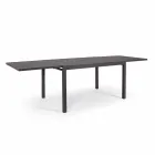 Table à manger d'extérieur extensible jusqu'à 270 cm en aluminium - Veria Viadurini
