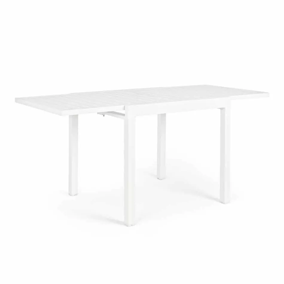 Table à manger d'extérieur extensible jusqu'à 270 cm en aluminium - Veria Viadurini