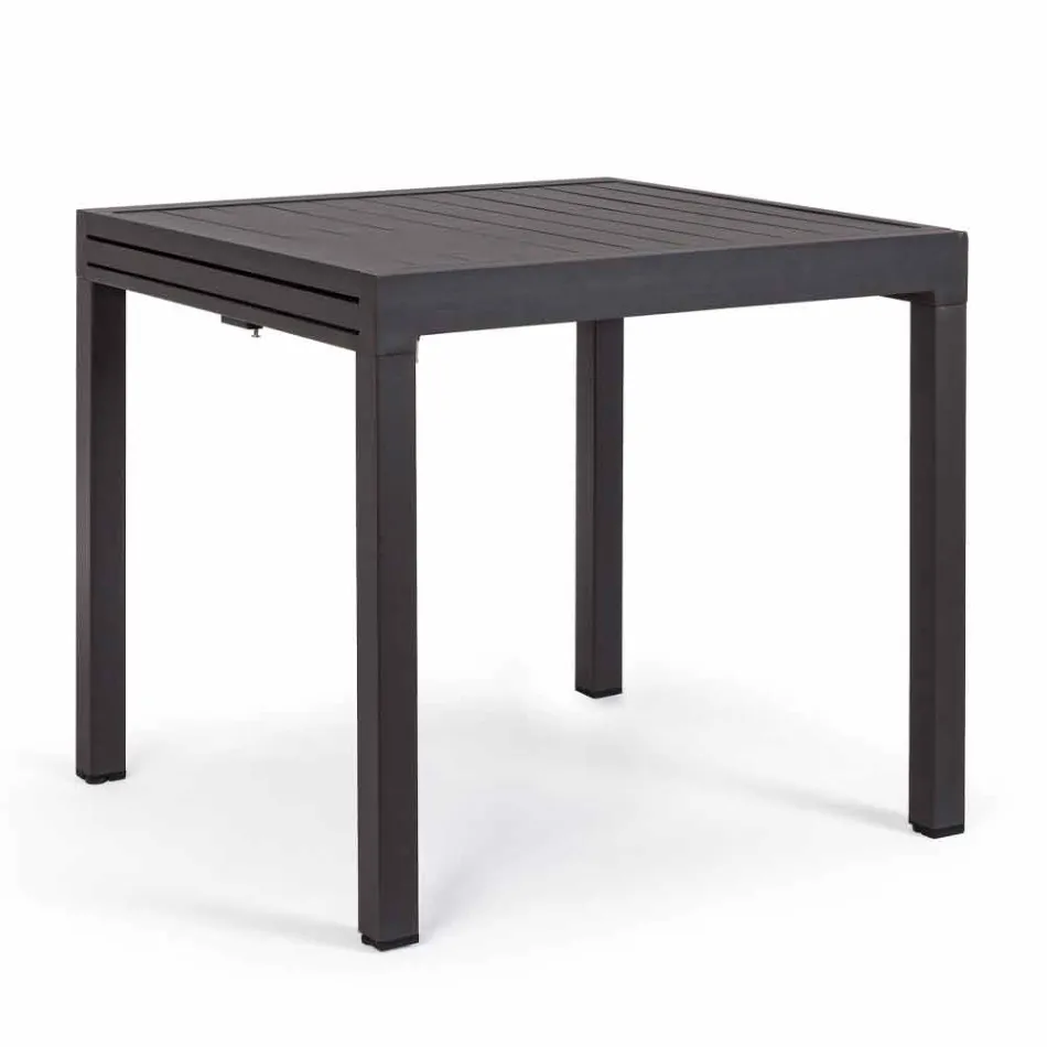 Table à manger d'extérieur extensible jusqu'à 270 cm en aluminium - Veria Viadurini