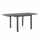 Table à manger d'extérieur extensible jusqu'à 270 cm en aluminium - Veria Viadurini