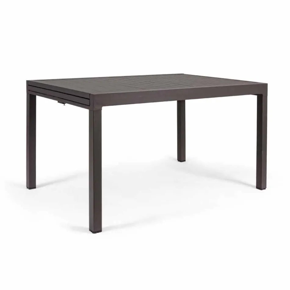 Table à manger d'extérieur extensible jusqu'à 270 cm en aluminium - Veria Viadurini