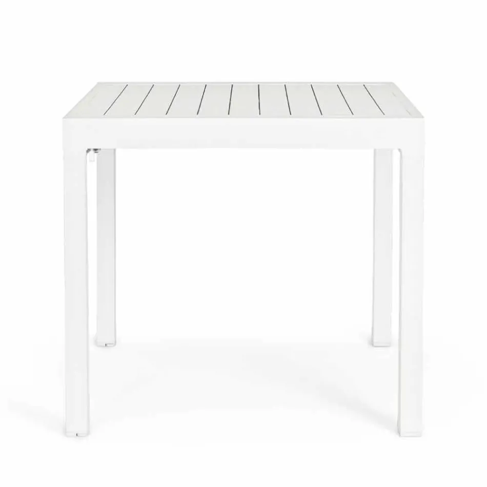 Table à manger d'extérieur extensible jusqu'à 270 cm en aluminium - Veria Viadurini