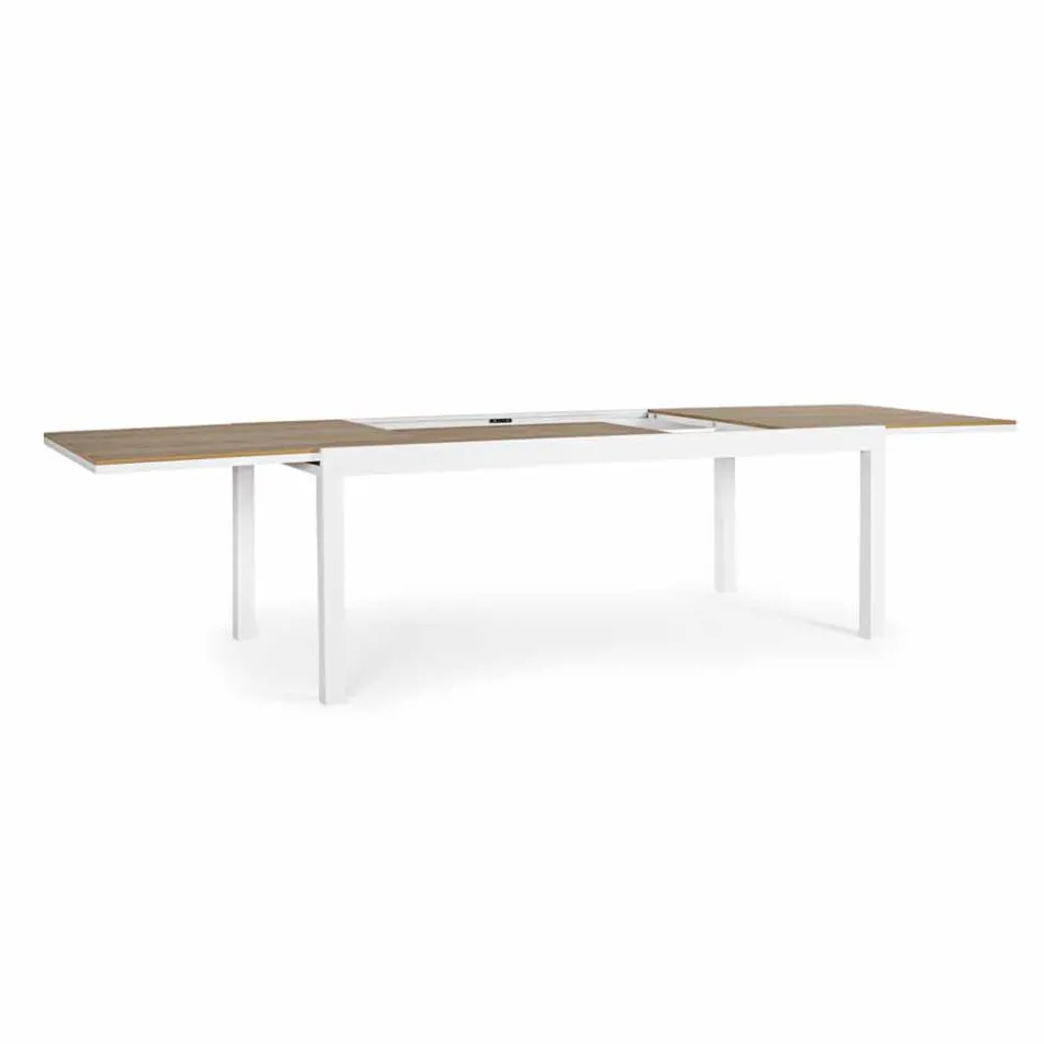 Table à manger d'extérieur avec plateau extensible jusqu'à 300 cm - Duffle Viadurini
