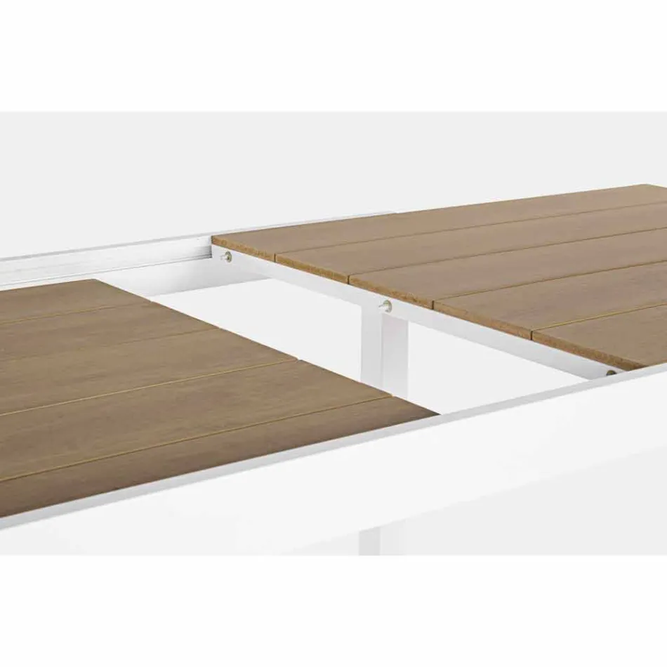 Table à manger d'extérieur avec plateau extensible jusqu'à 300 cm - Duffle Viadurini