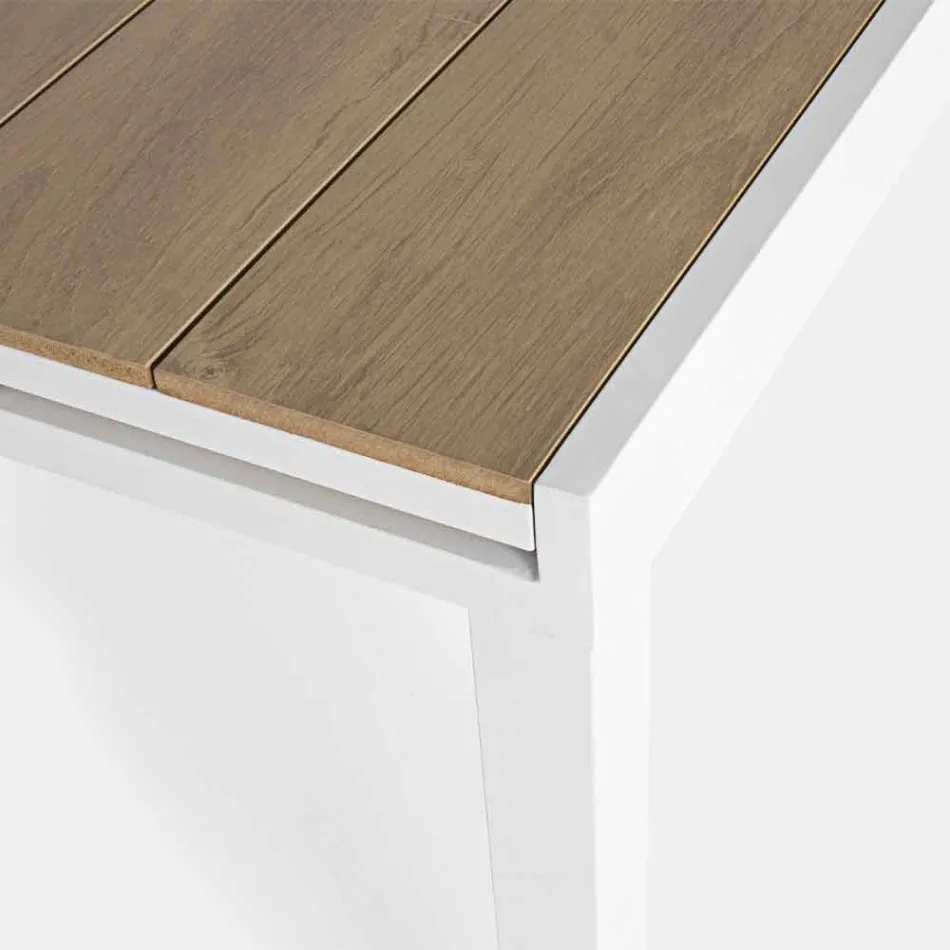 Table à manger d'extérieur avec plateau extensible jusqu'à 300 cm - Duffle Viadurini