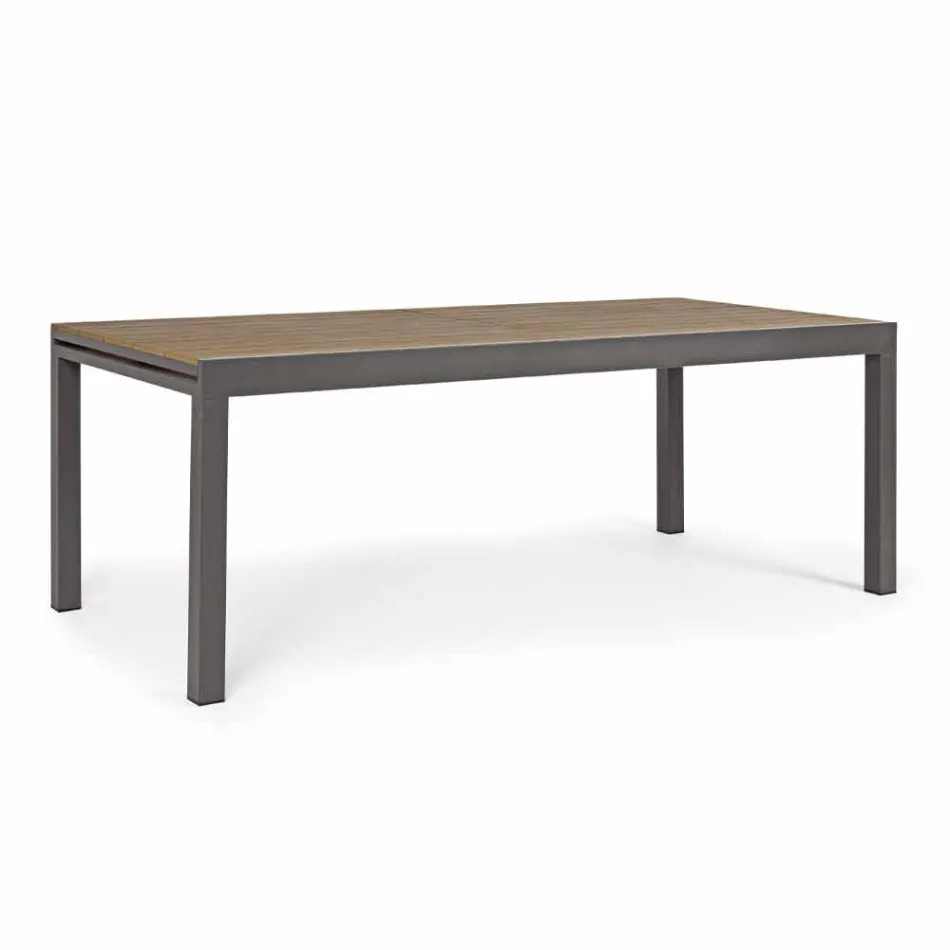 Table à manger d'extérieur avec plateau extensible jusqu'à 300 cm - Duffle Viadurini